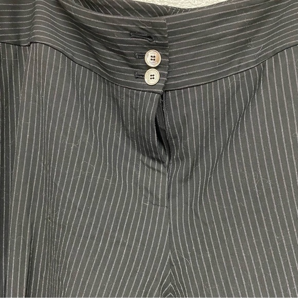 Michael Kors Women's Pants Slacks Black Pin Stripe SZ 18W Dress Pants - Picture 7 of 7